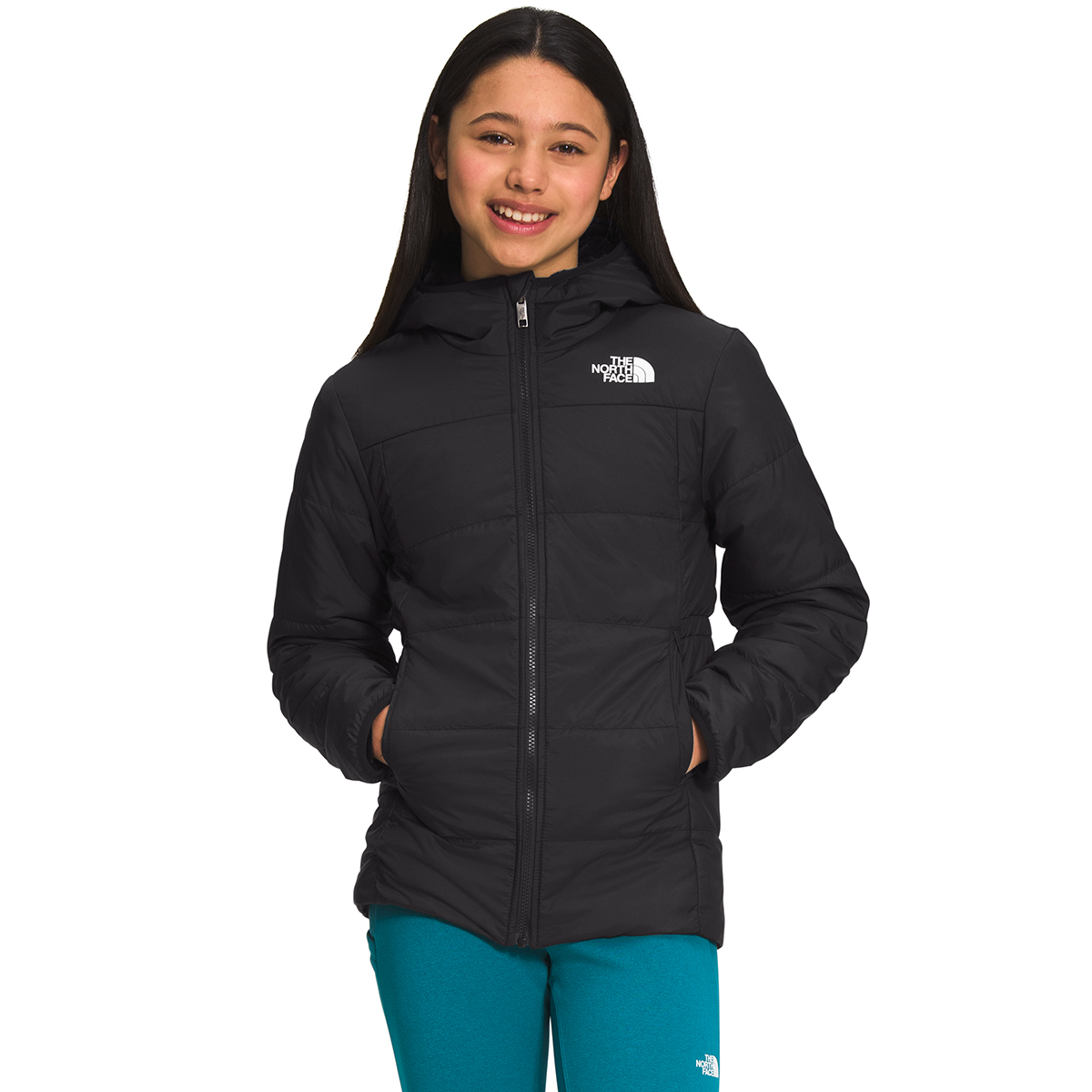 The North Face Girls' Reversible Mossbud Parka