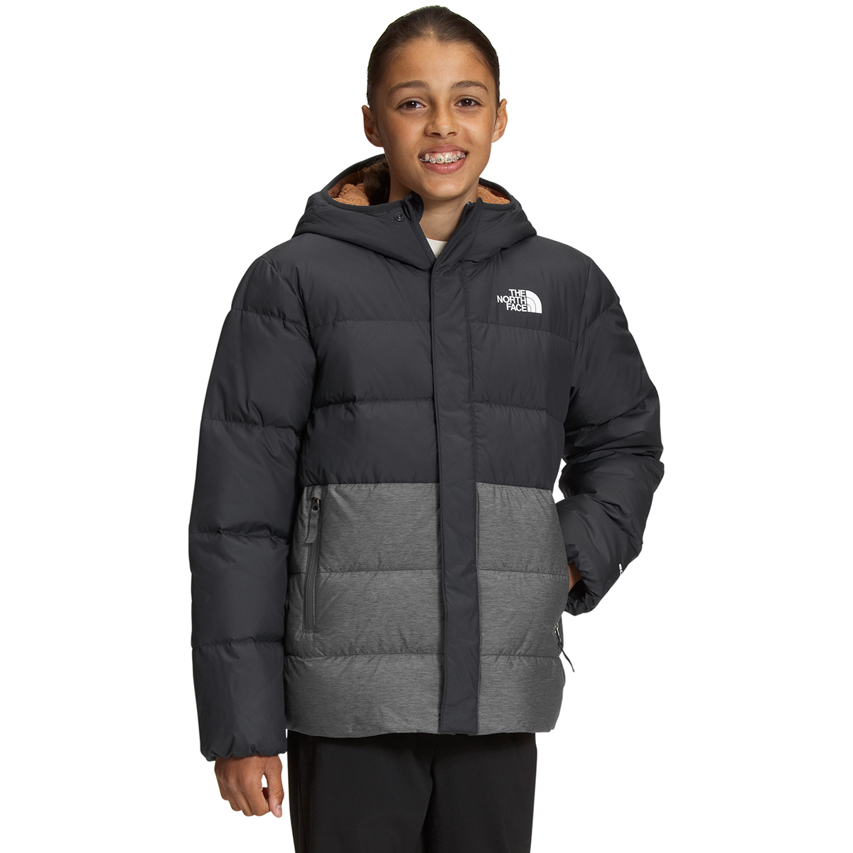 The North Face Boys North Down Fleece-Lined Parka