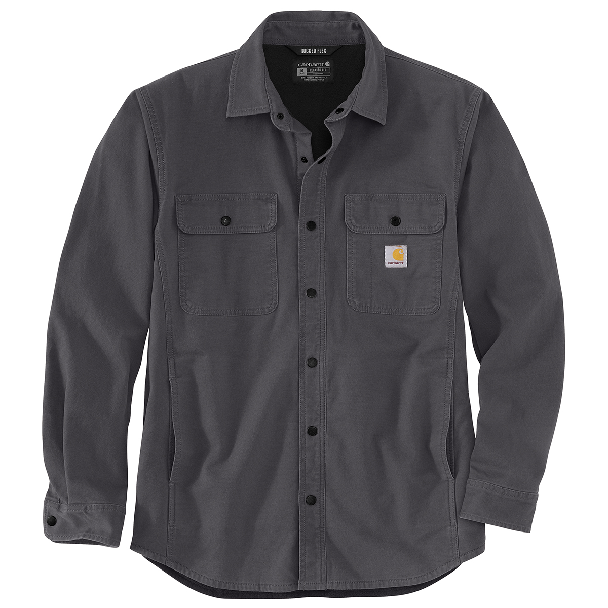 Carhartt Men's Ruffed Flex Relaxed Fit Fleece-Lined Shirt Jacket