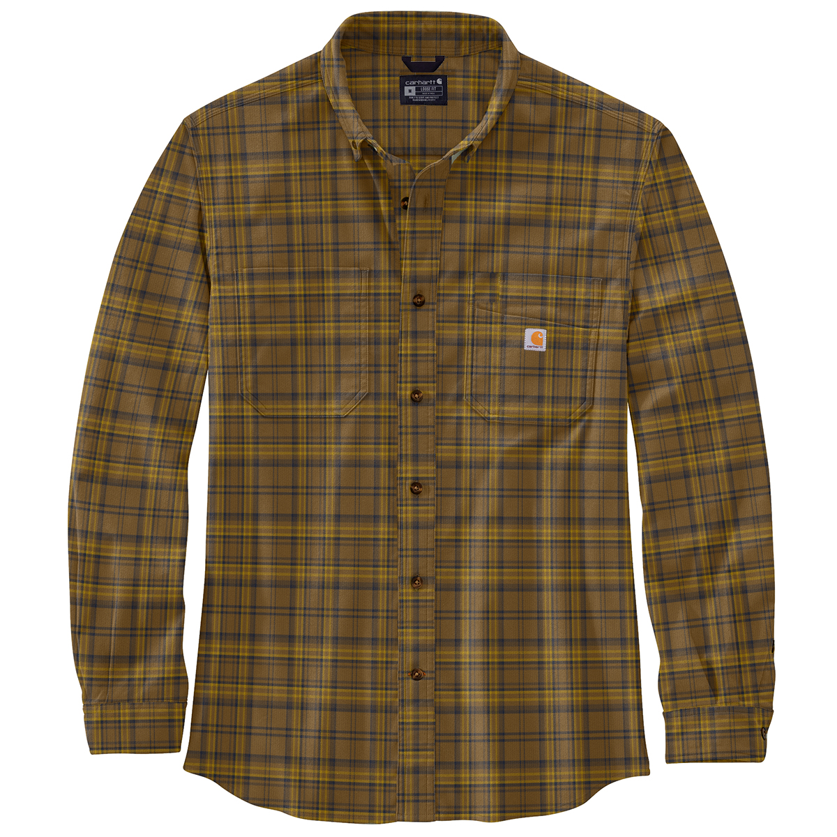 Carhartt Men’s Rugged Flex Relaxed Fit Midweight Flannel