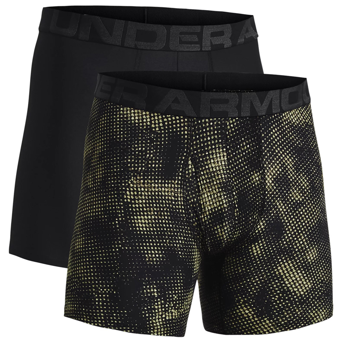 Under Armour Men's Ua Tech 6" Boxerjock Underwear, 2 Pack