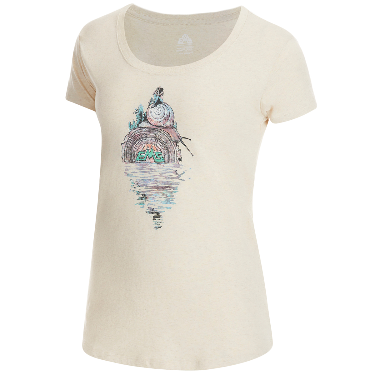EMS Women's Snail's Pace Short-Sleeve Graphic Tee - Size S