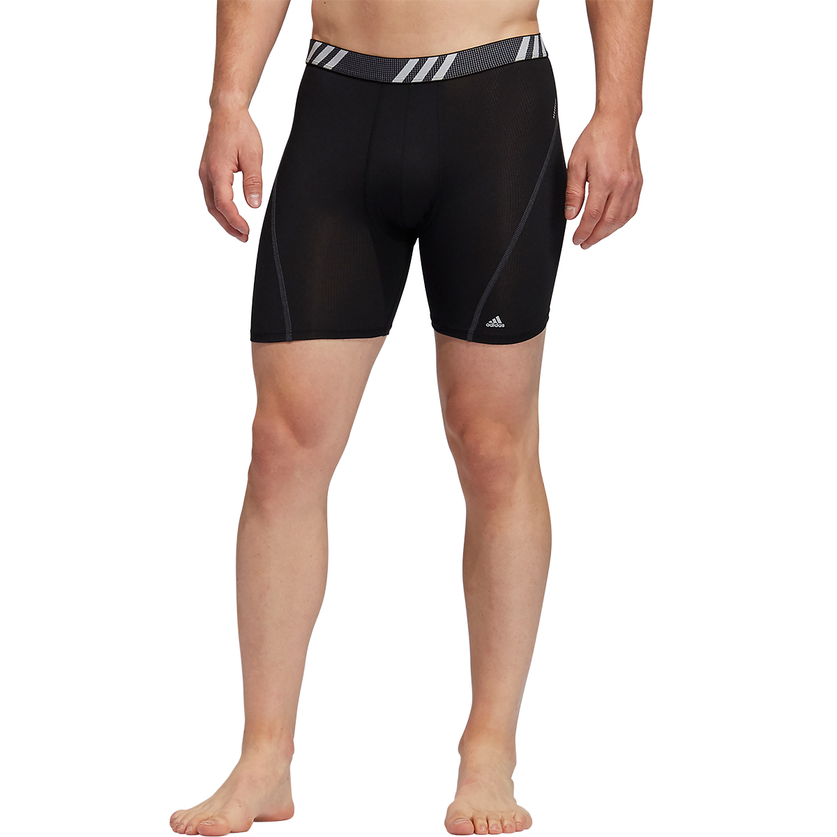 adidas Performance Mesh Boxer Briefs 3 Pairs 'Medium Grey' - FZ7154