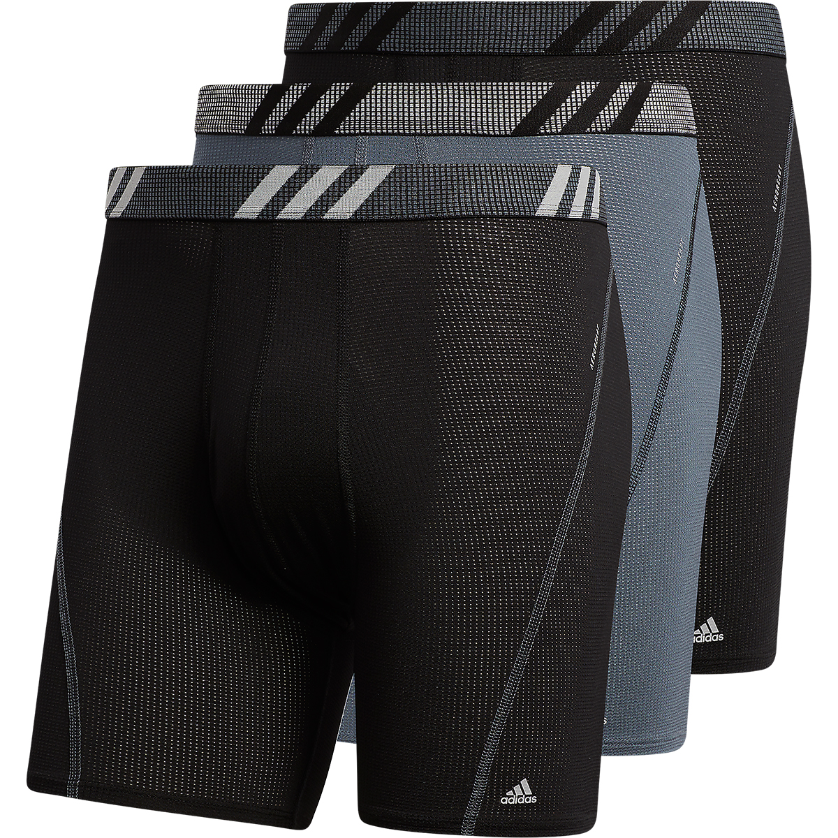 Adidas Men’s Sport Performance Mesh Boxer Briefs, 3 Pack