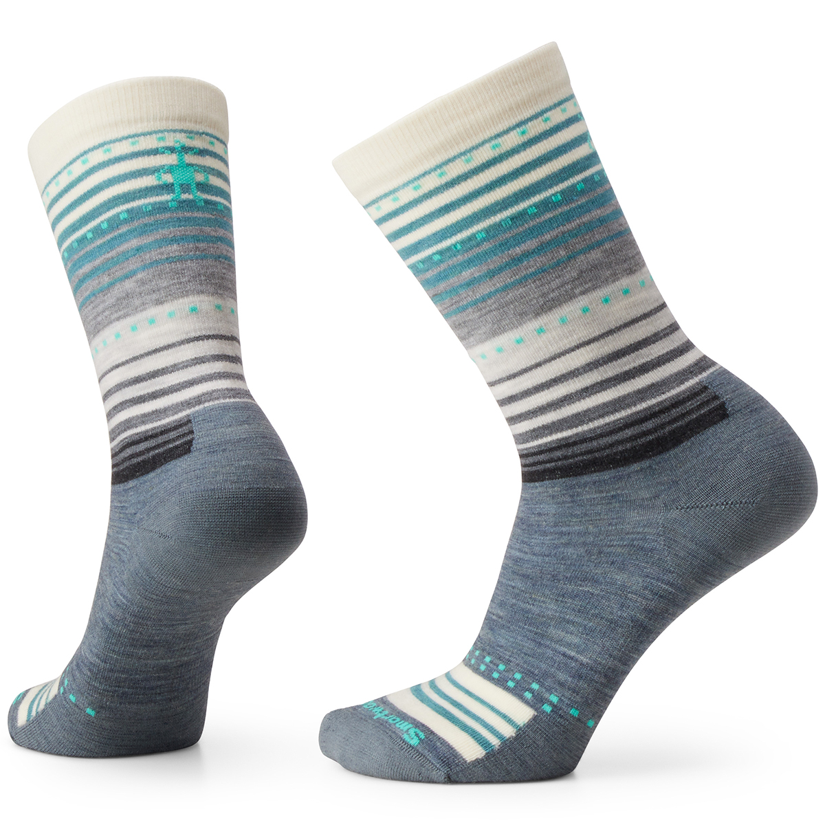 Smartwool Women's Everyday Stitch Stripe Zero Cushion Crew Socks