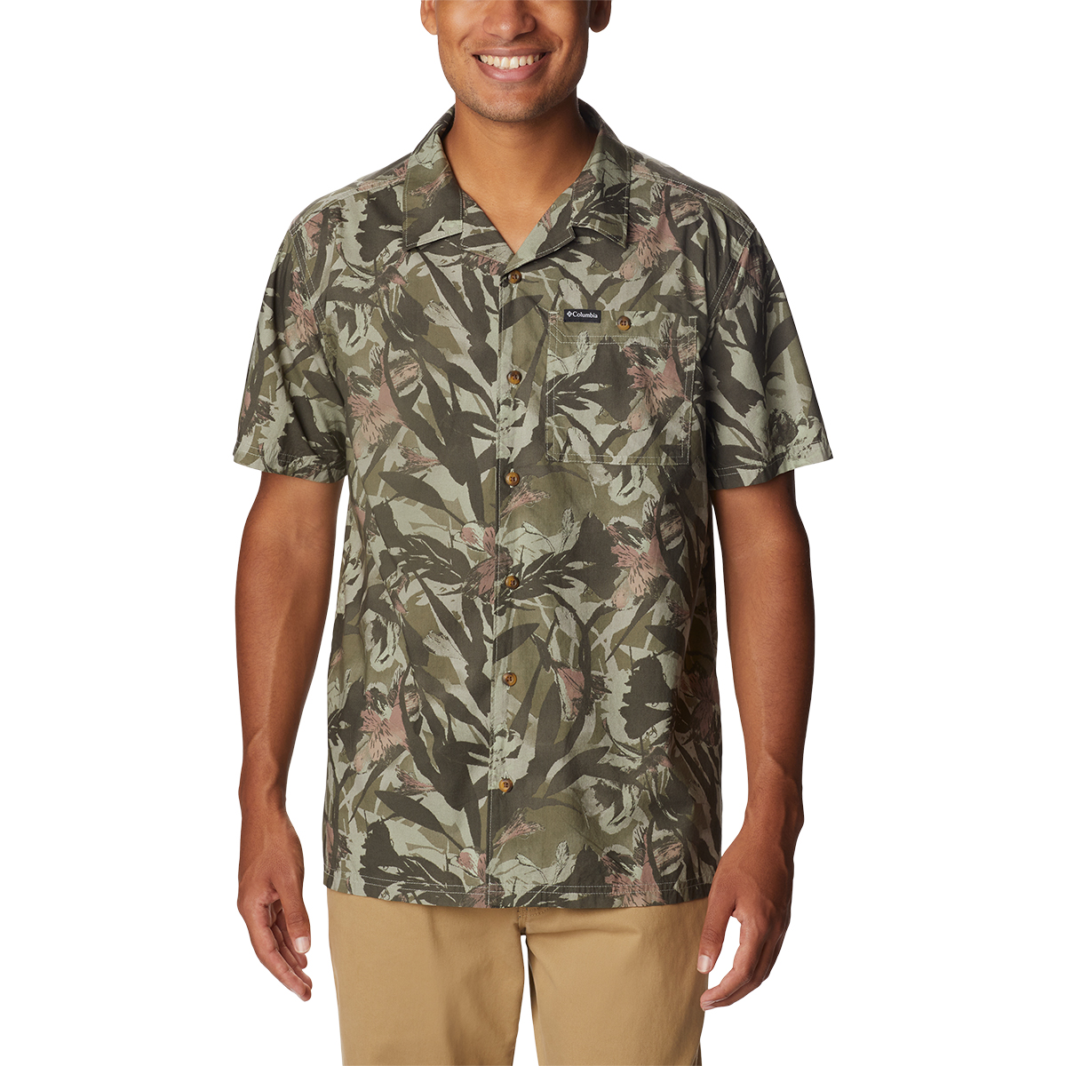 Columbia Men's Pine Canyon Short Sleeve Shirt - Size L