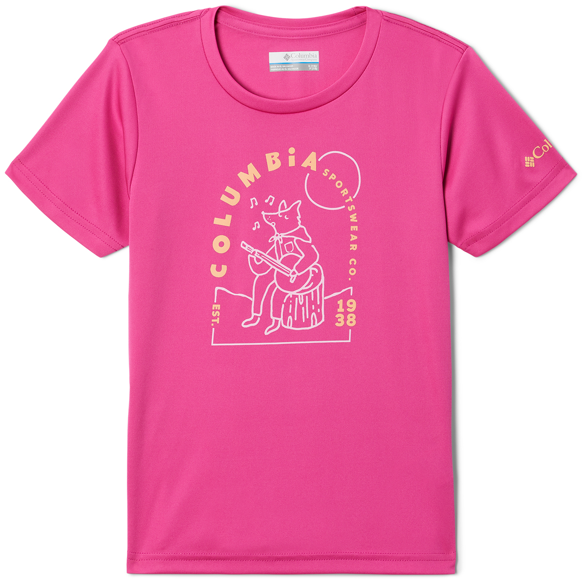 Columbia Girls’ Mirror Creek Short-Sleeve Graphic Tee – Size XL