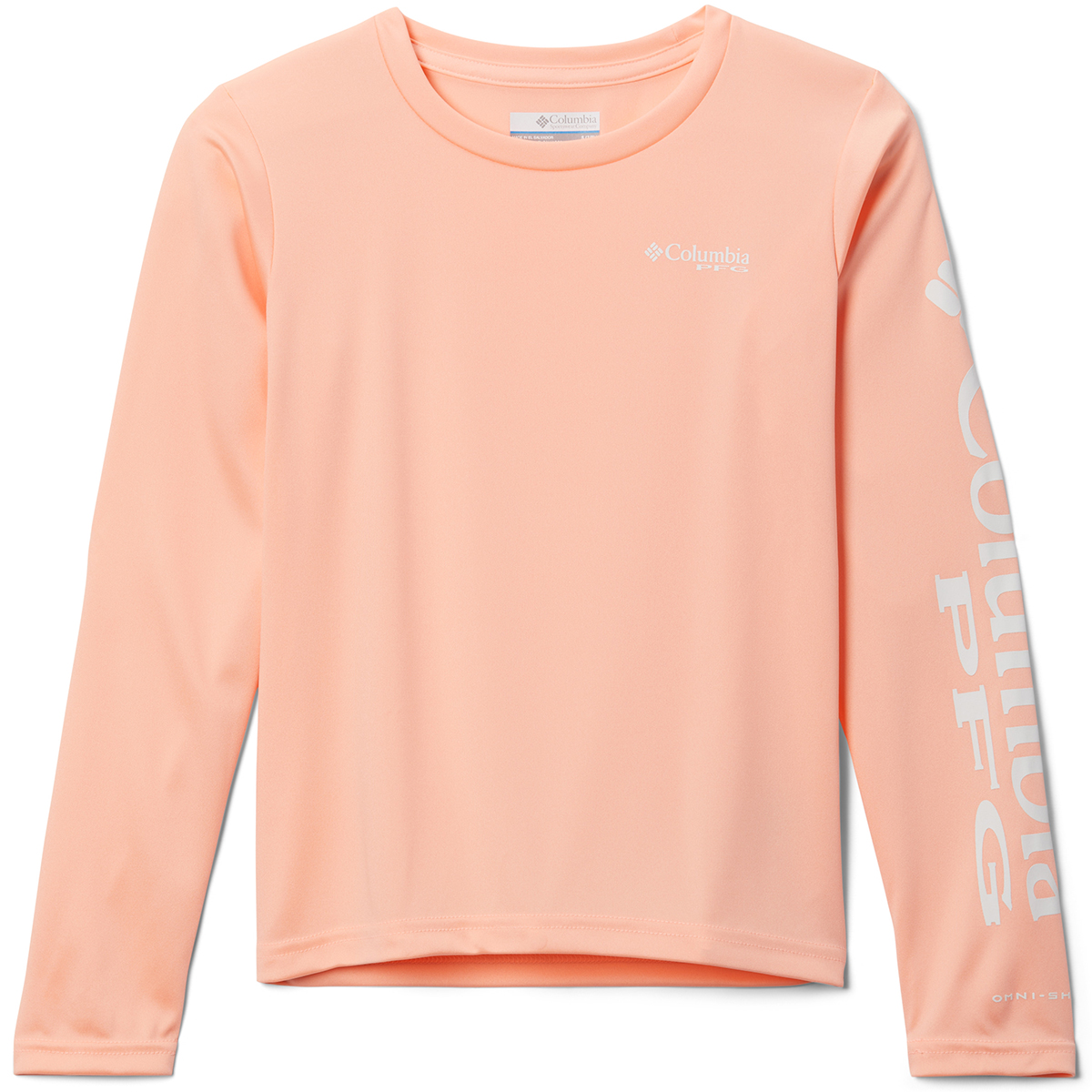 Columbia Girls' Pfg Tidal Long-Sleeve Tee - Size L