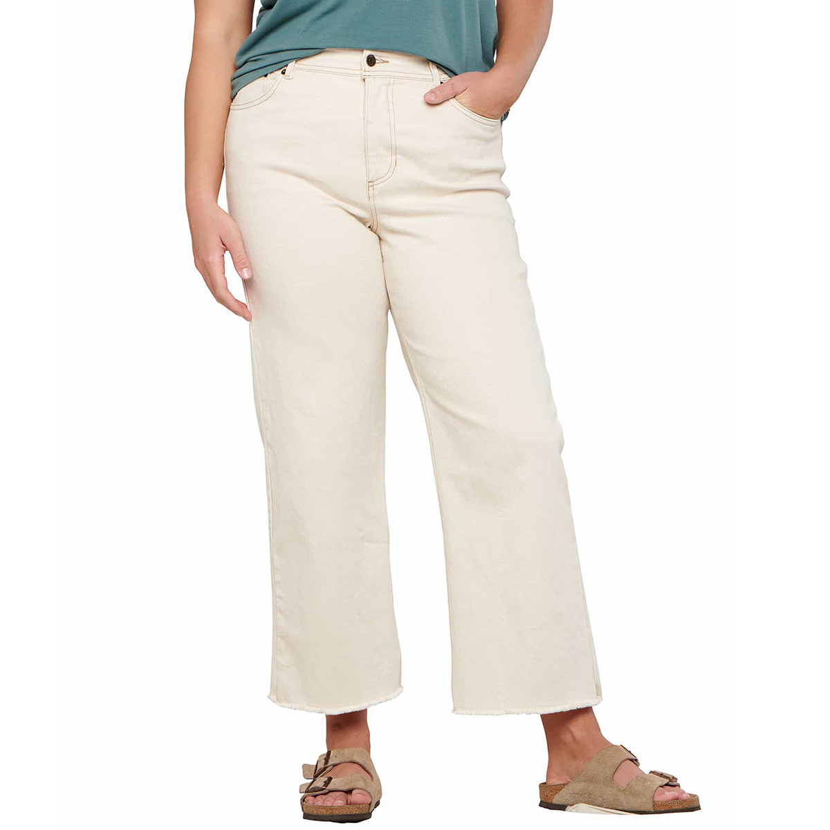 Toad & Co Balsam Seeded Cutoff Pants - Size 10