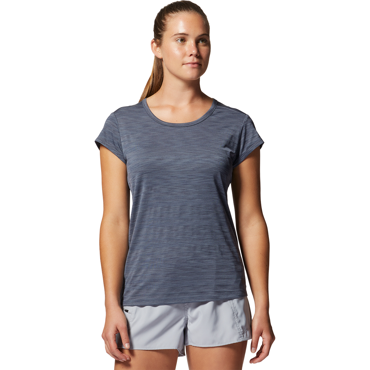 Mountain Hardwear Women's Mighty Stripe Short-Sleeve Tee - Size L