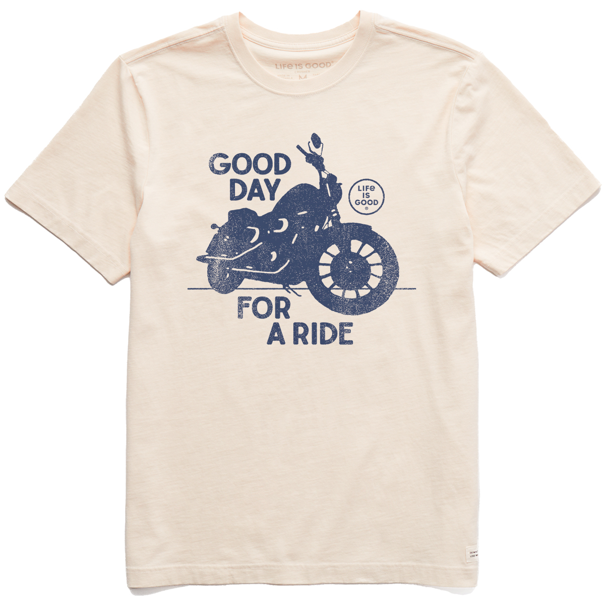 Life Is Good Men's Good Day For A Ride Short-Sleeve Tee