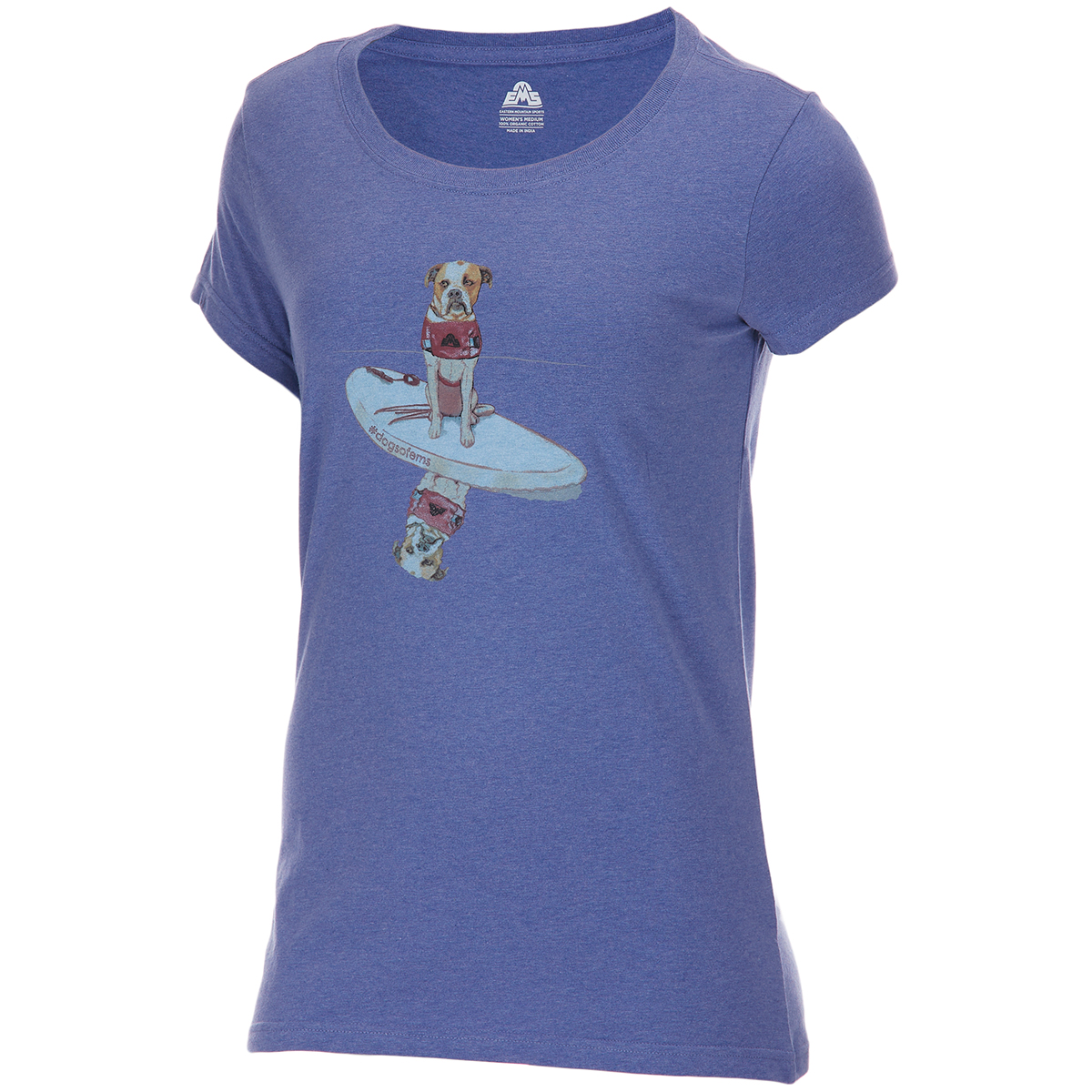 EMS Women’s Chewy Dogs Of EMS Short-Sleeve Graphic Tee – Size XL