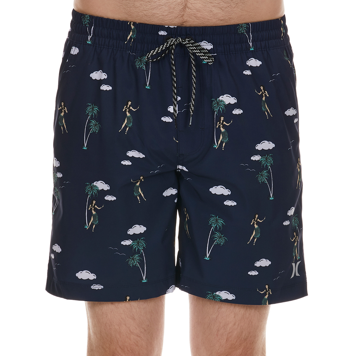 Hurley Young Men's Point Aop Volley Boardshorts