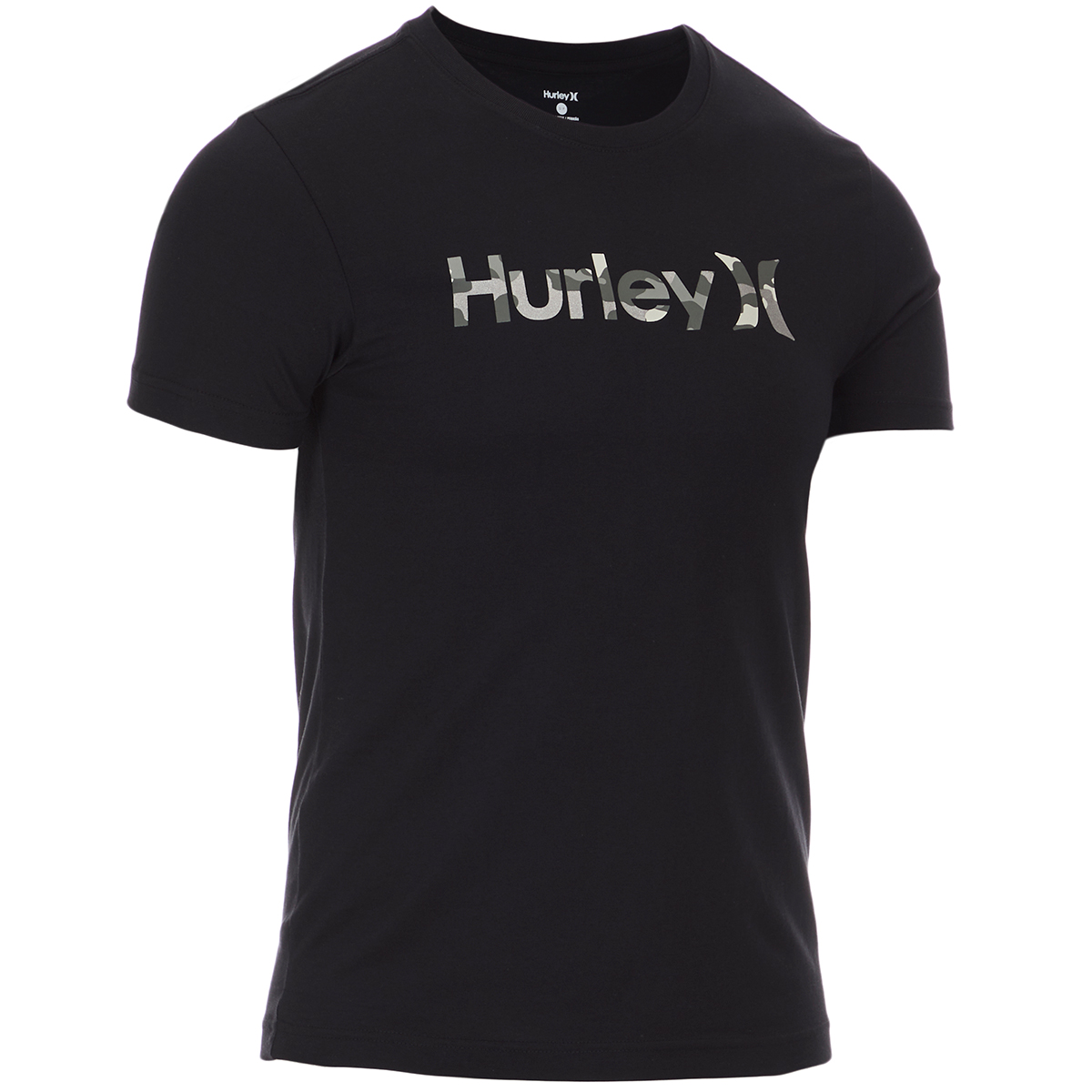 Hurley Guys' Camo Logo Short-Sleeve Tee