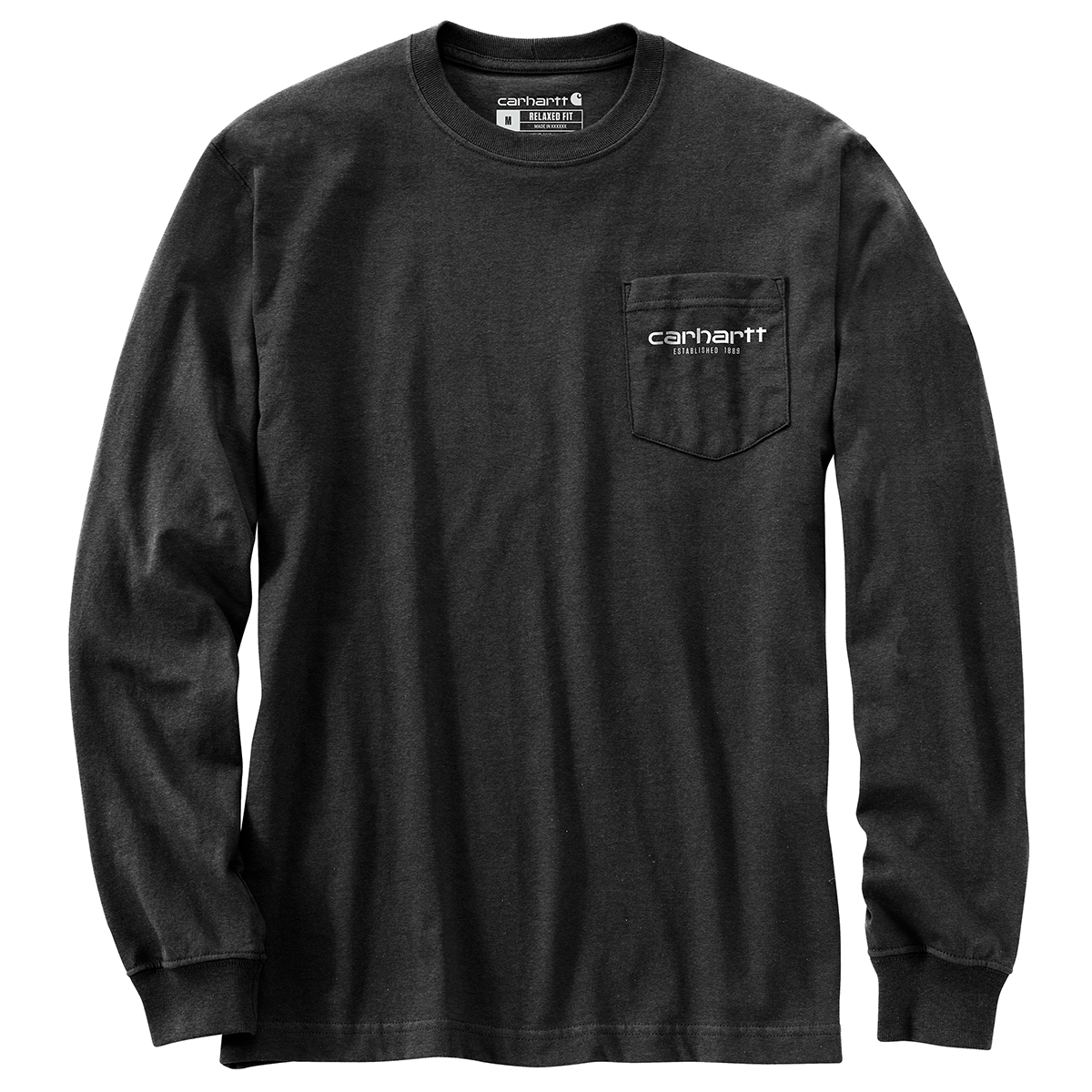 Carhartt Men's 105952 Heavyweight Long-Sleeve Pocket Graphic Tee