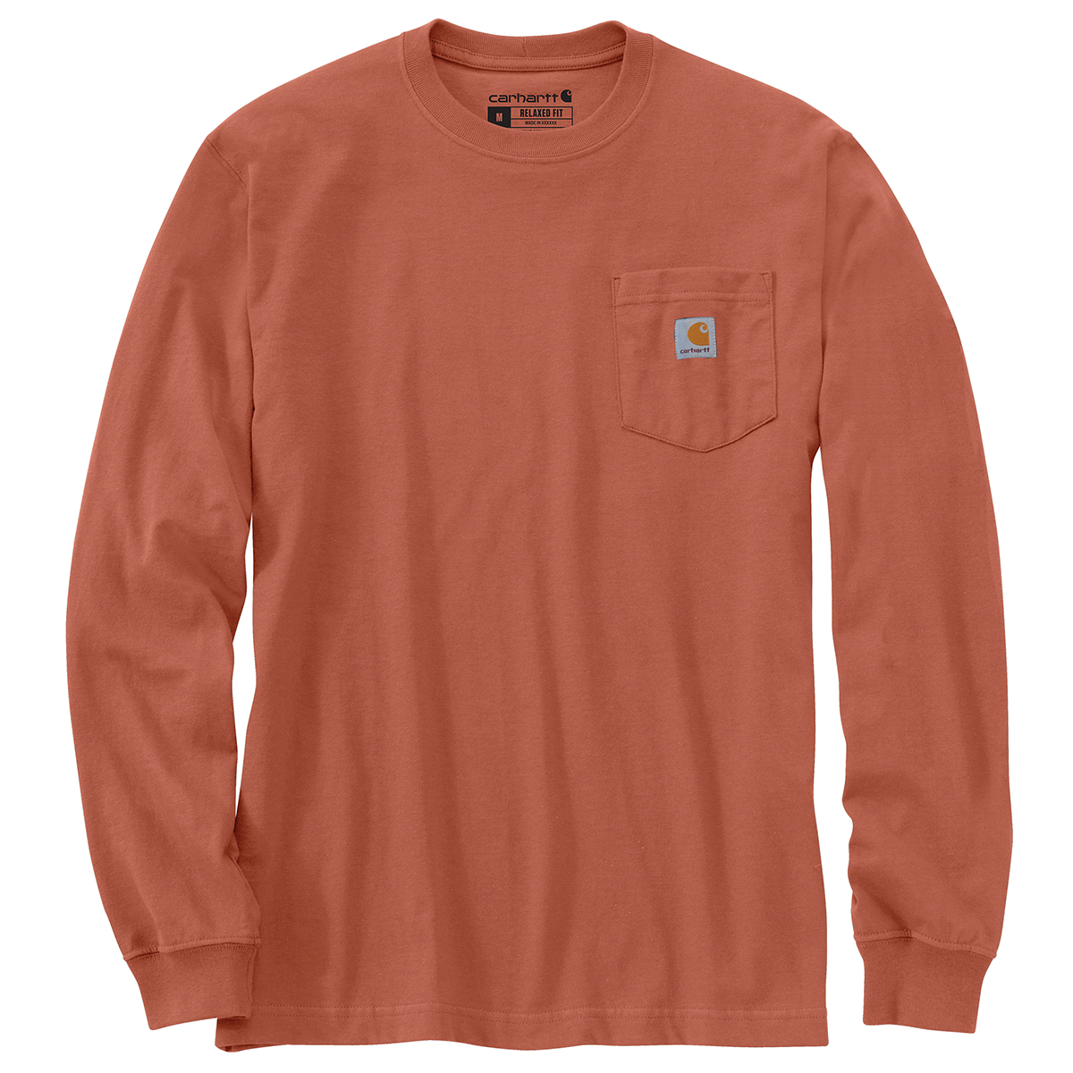 Carhartt Men's 105955 Relaxed Fit Long-Sleeve Pocket Graphic Tee