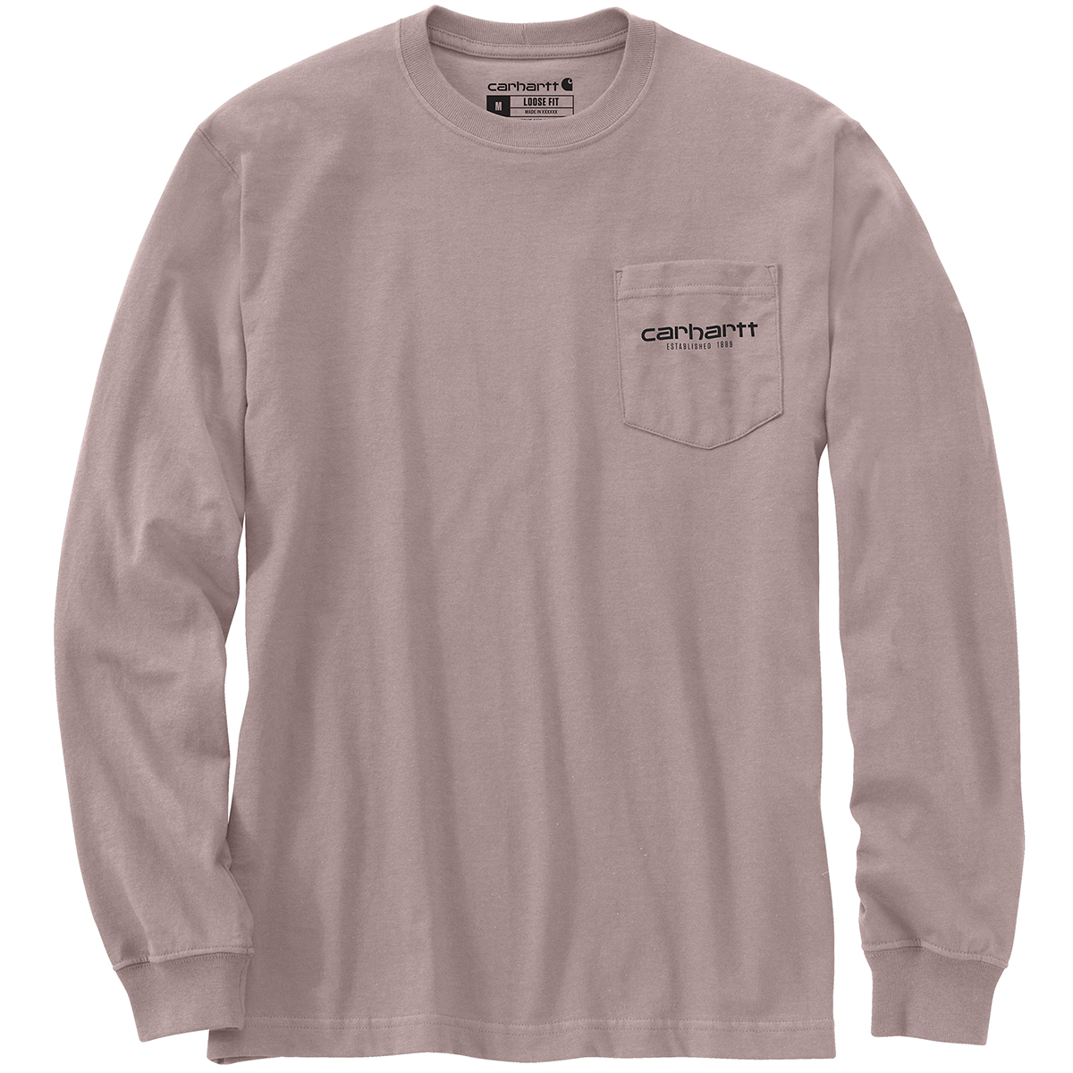 Carhartt Men's 106125 Loose Fit Heavyweight Long-Sleeve Pocket C Graphic T-Shirt
