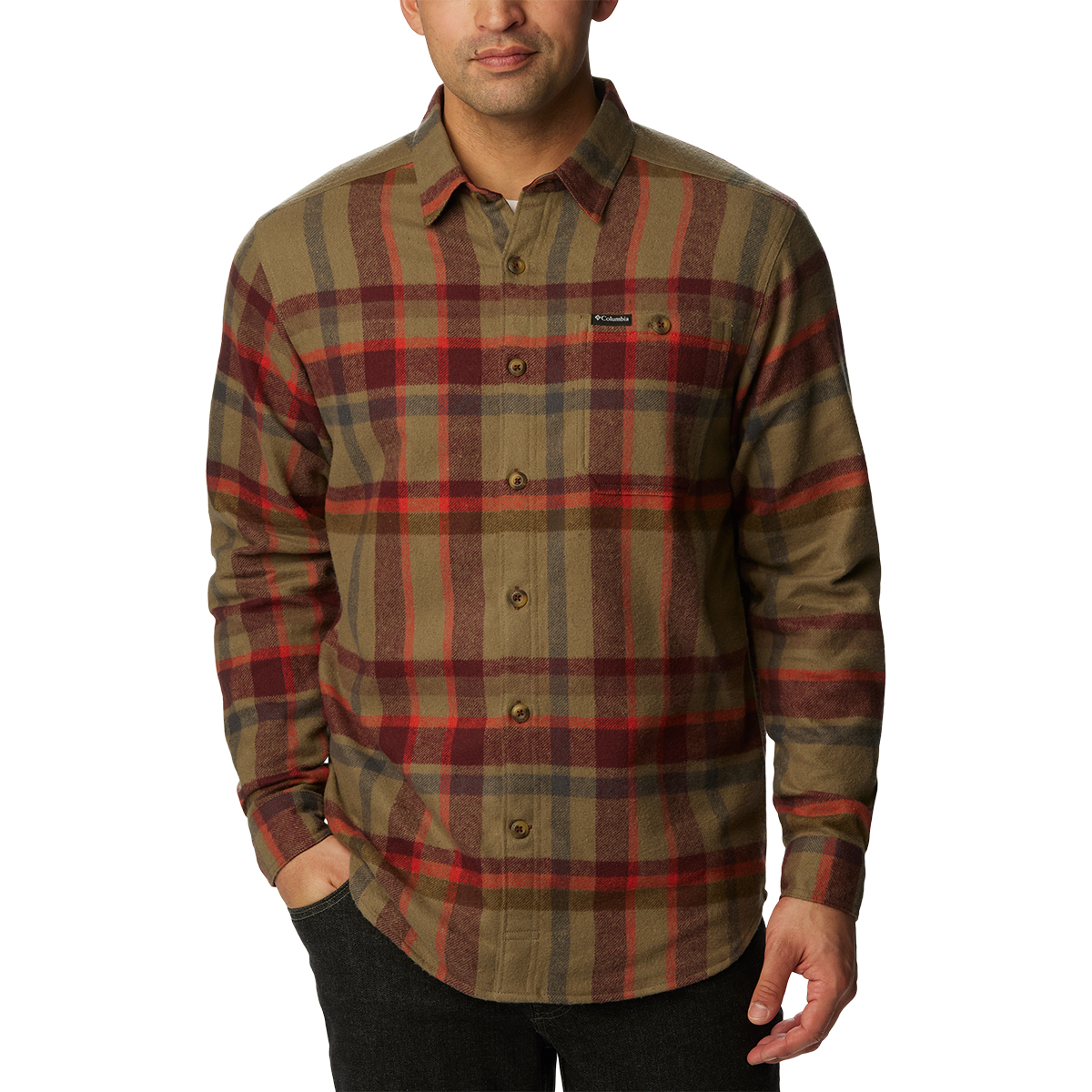 Columbia Men's Pitchstone Heavyweight Flannel Shirt - Size M