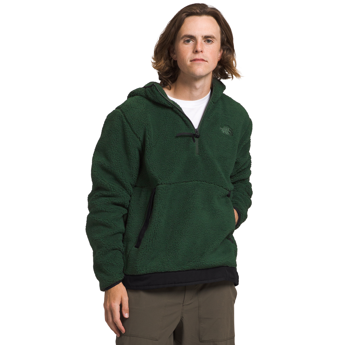 The North Face Men's Campshire Fleece 1/2-Zip Hooded Jacket