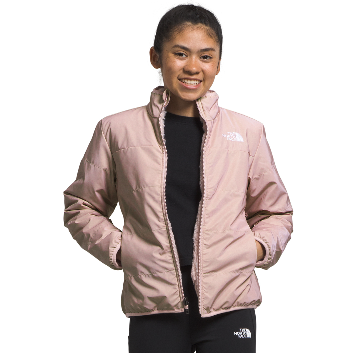 The North Face Girls Reversible Mossbud Jacket