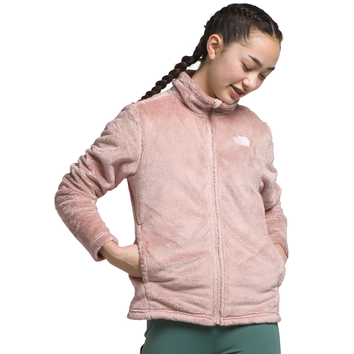 The North Face Girls' Osolita Fleece Full-Zip Jacket