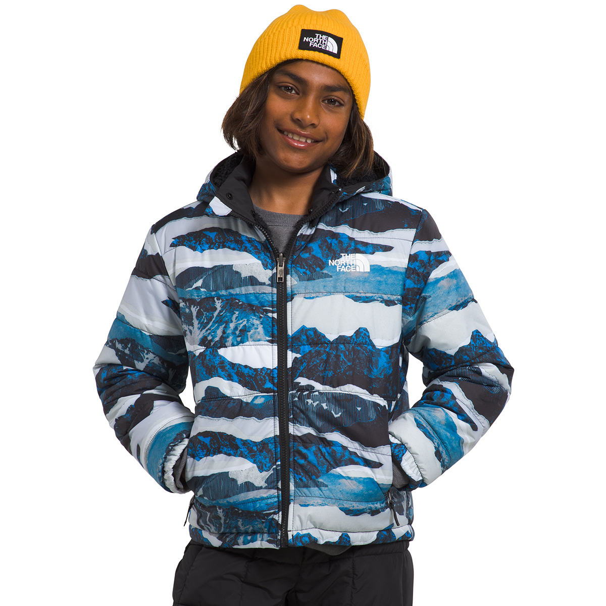 The North Face Boys Reversible Mt. Chimbo Full-Zip Hooded Jacket