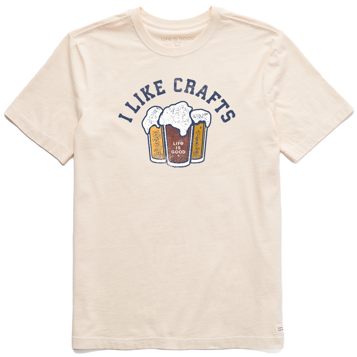 Life Is Good Men's I Like Crafts Short-Sleeve Tee