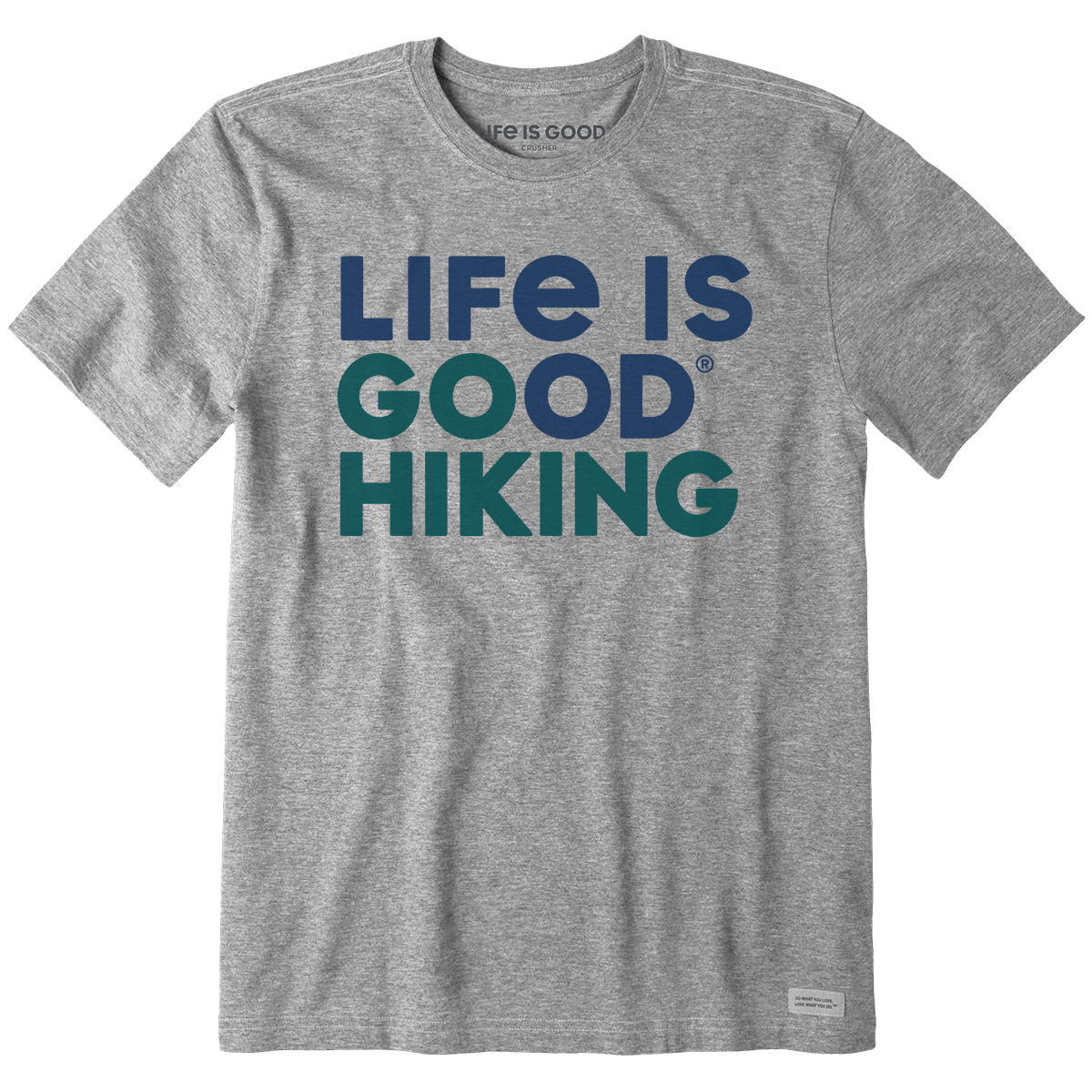 Life Is Good Men's Go Hiking Short-Sleeve Crusher Tee