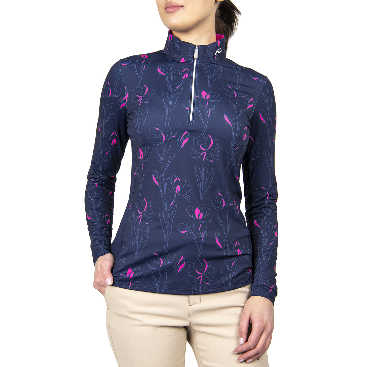 Kjus Women's Sunshine Printed Half-Zip - Size M