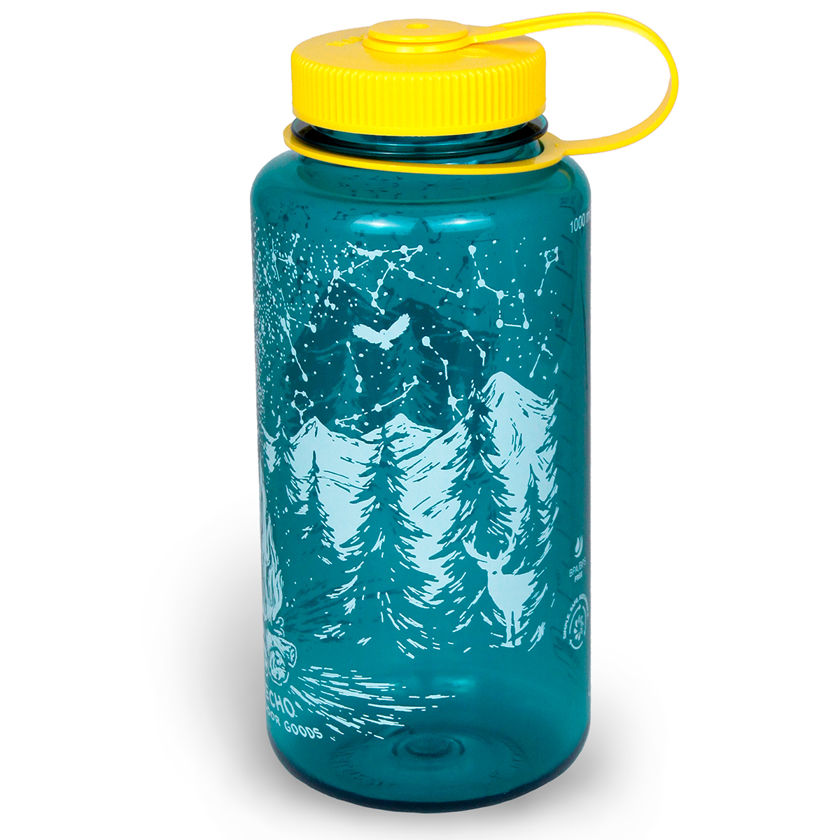 Wildlife Woodcut Nalgene – Alpinecho