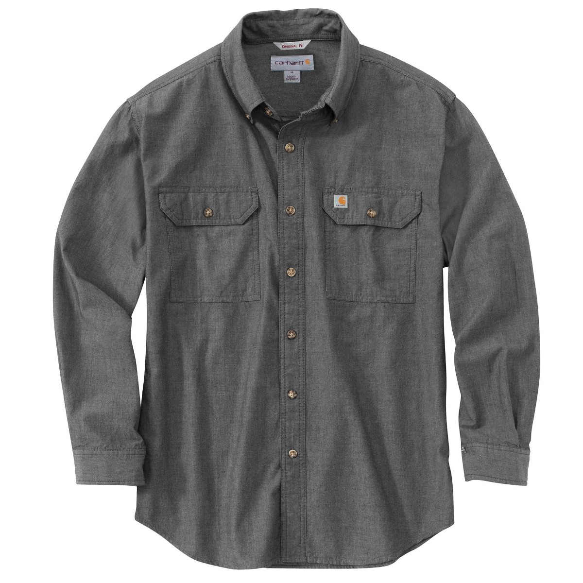 Carhartt Men's 104368 Loose Fit Midweight Chambray Long-Sleeve Shirt