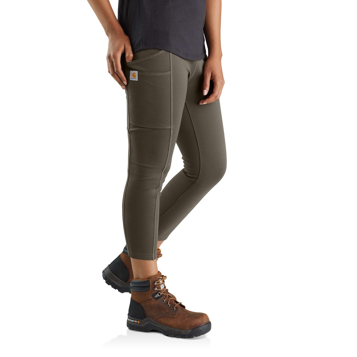 105321 - WOMEN'S CARHARTT FORCE® FITTED LIGHTWEIGHT ANKLE LENGTH LEGGI –  Marshlands Canada Factory Outlet