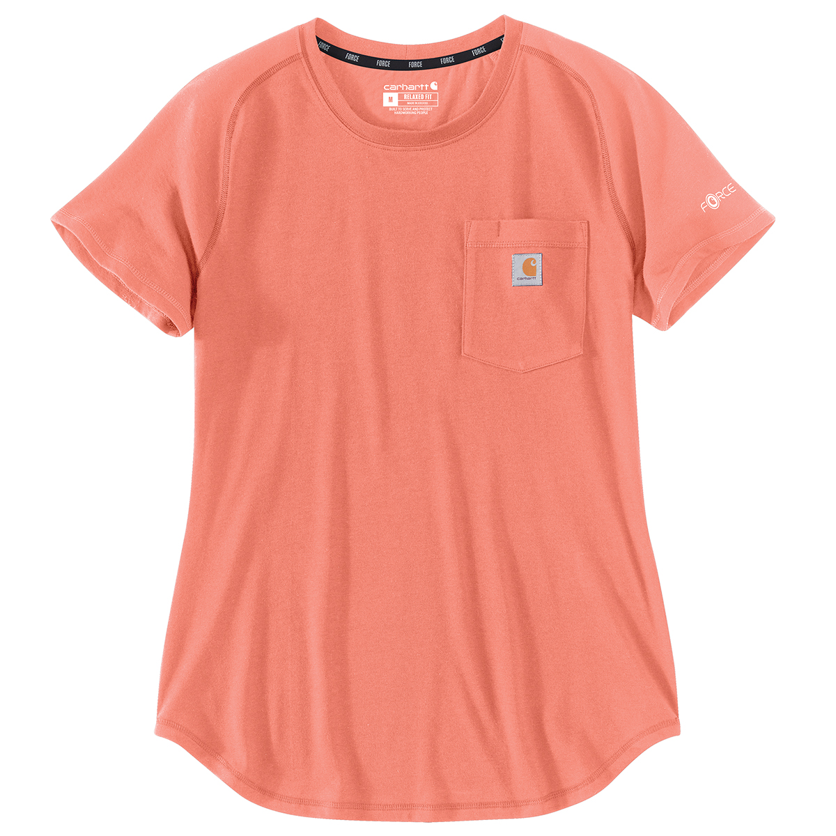 Carhartt Women's 105415 Force Relaxed Fit Midweight Pocket Tee