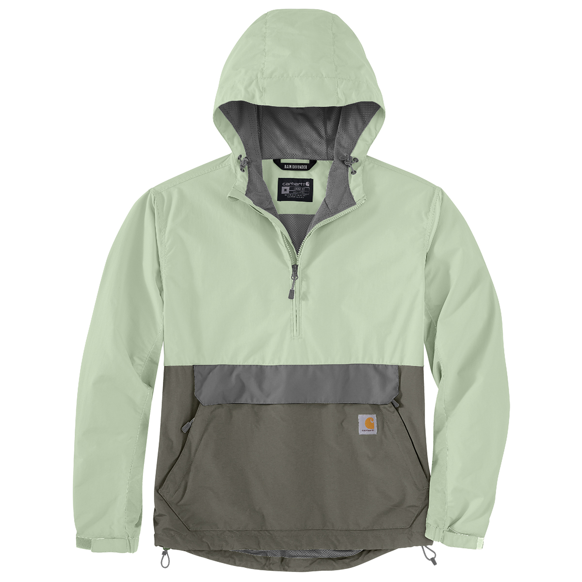 Carhartt Men's Rain Defender Loose Fit Lightweight Packable Anorak Jacket