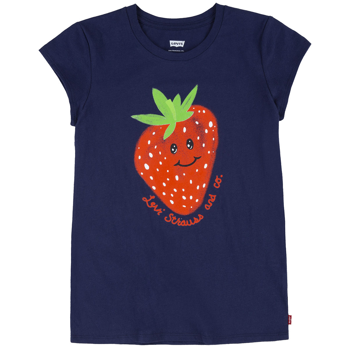 Levi's Girls' Strawberry Graphic Tee - Size L