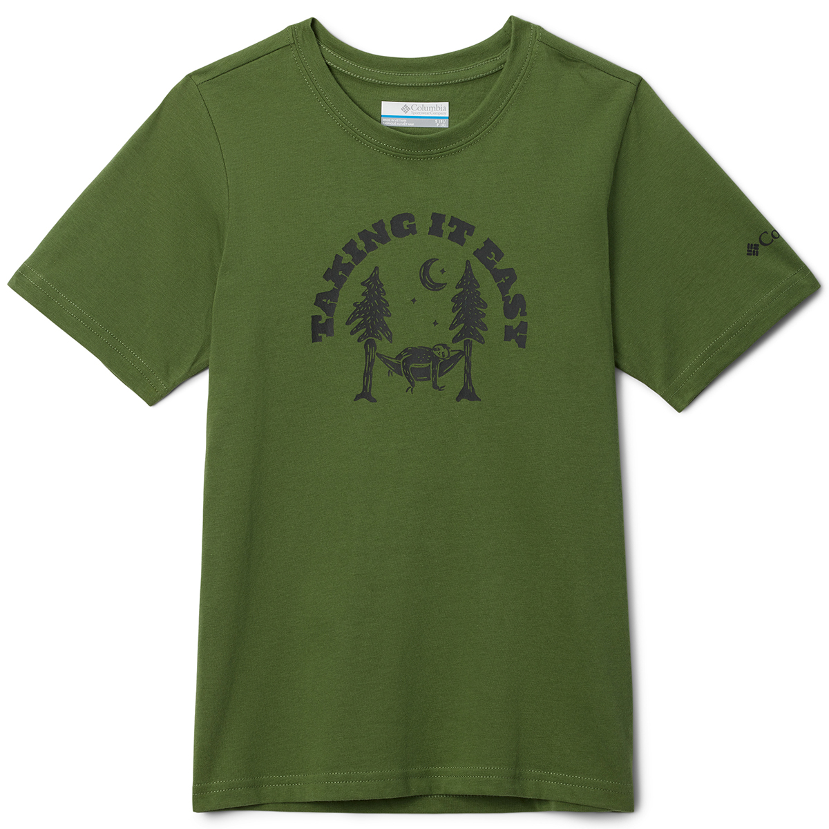Columbia Kids' Valley Creek Short-Sleeve Graphic Tee - Size L