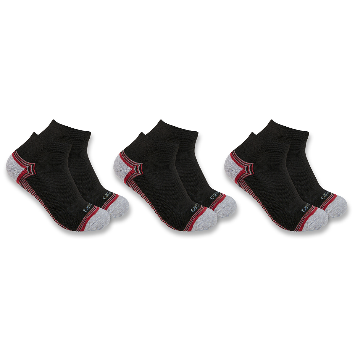 Carhartt Women's Force Midweight Low Cut Socks, 3 Pairs