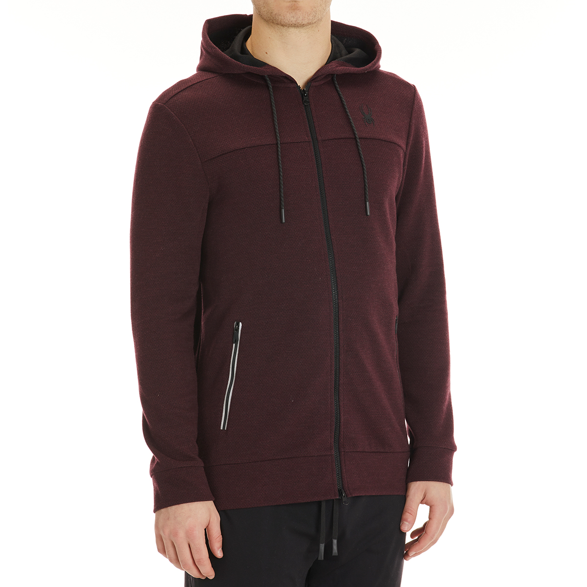 Spyder Men's Double-Knit Full-Zip Hoodie