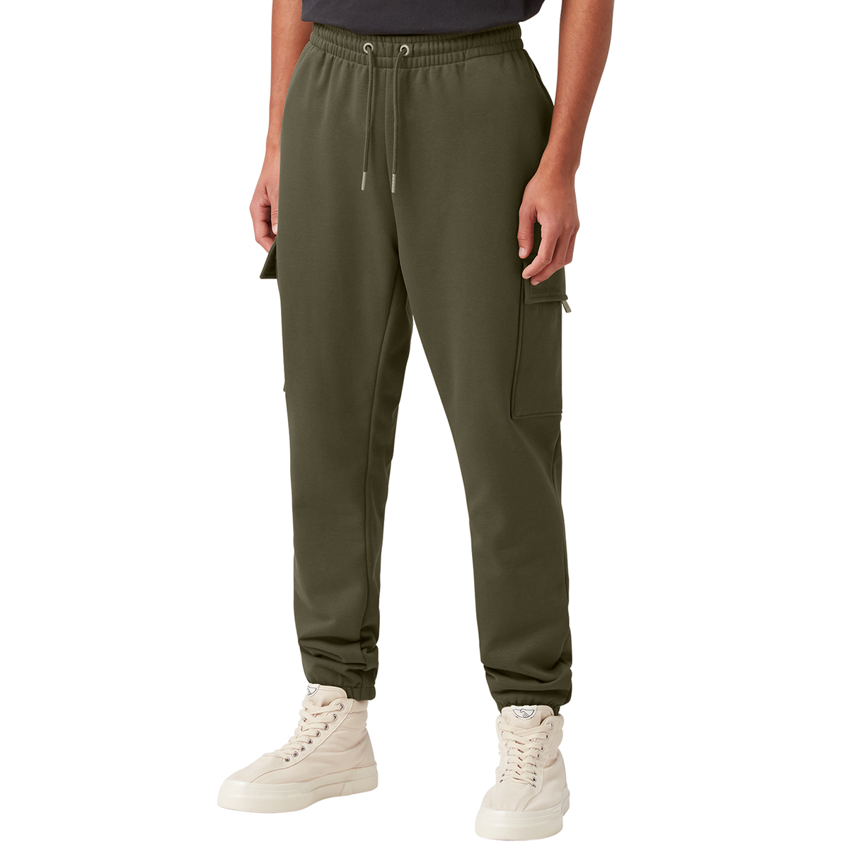 Dickies Men's Relaxed Fit Fleece Cargo Sweatpants