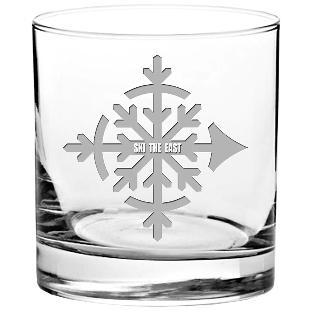 Ski The East Compass Whiskey Glass (14Oz)