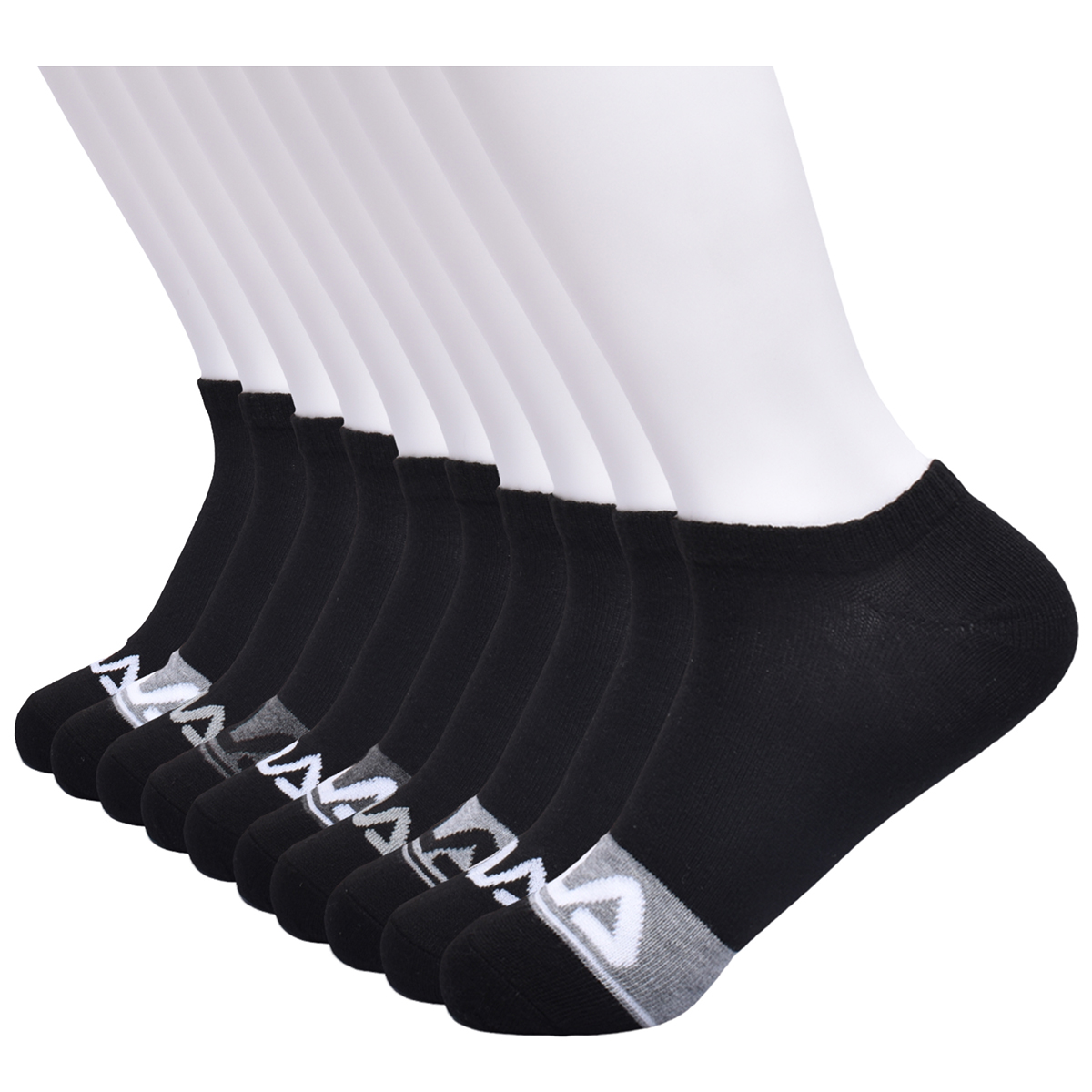Fila Women's No Show Socks - 10 Pairs