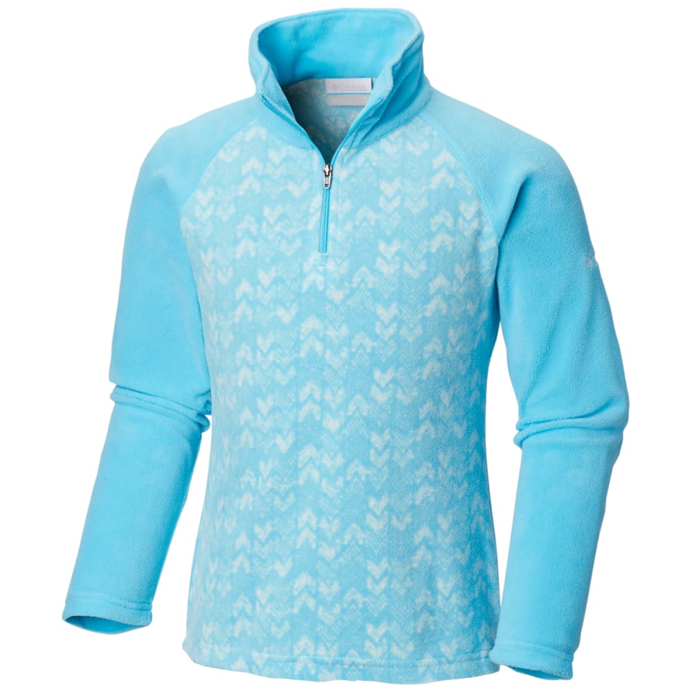 COLUMBIA Girls' Glacial II Fleece Printed Half-Zip L