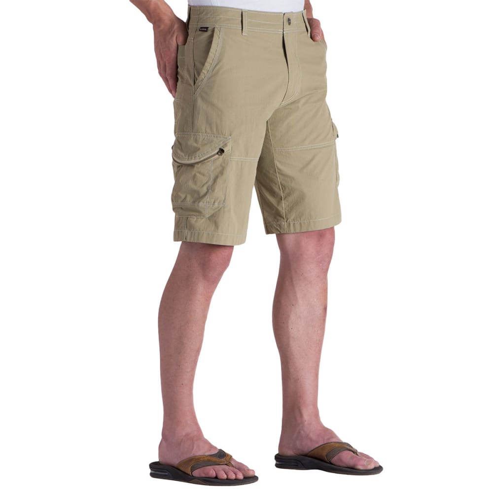 AMBUSH front-slit cargo shorts - Grey