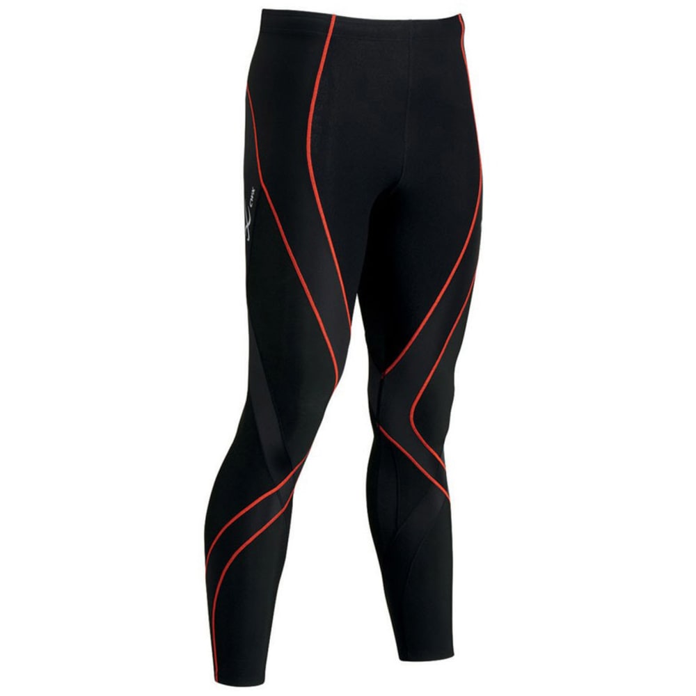 Insulator Endurance Pro Tights // Black + Orange (M) - CW-X