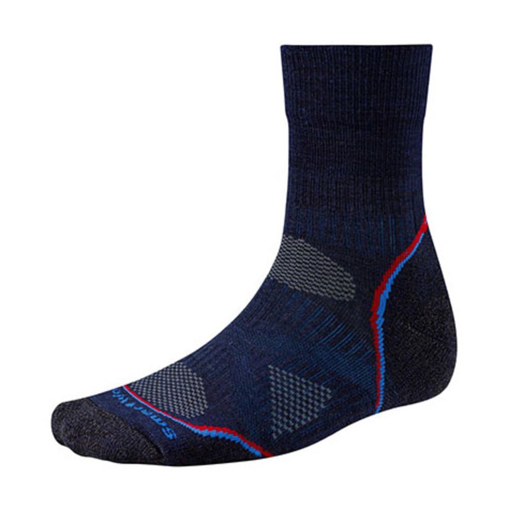 SMARTWOOL Men's PhD Outdoor Light Mid Crew Socks - Eastern Mountain Sports