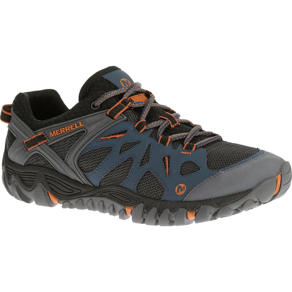 MERRELL Men's All Out Blaze Aero Sport Hiking Shoes, Blue Wing ...