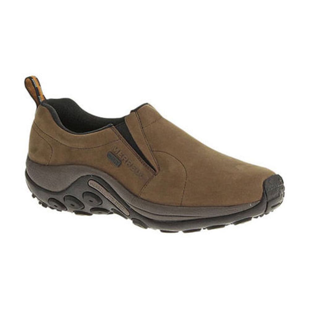 MERRELL Men's Jungle Moc Nubuck Waterproof Shoes, Brown 7