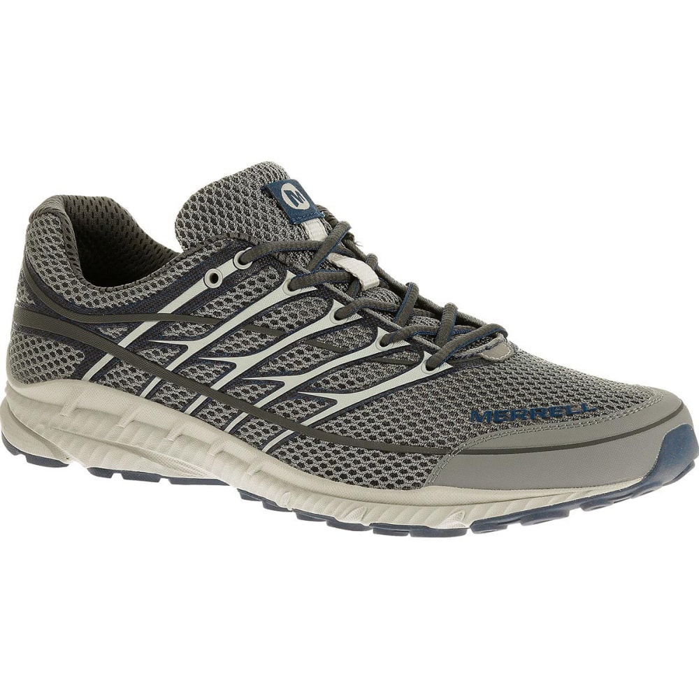 MERRELL Men's Mix Master Move 2 Trail Running Shoes, Grey/Tahoe Blue ...