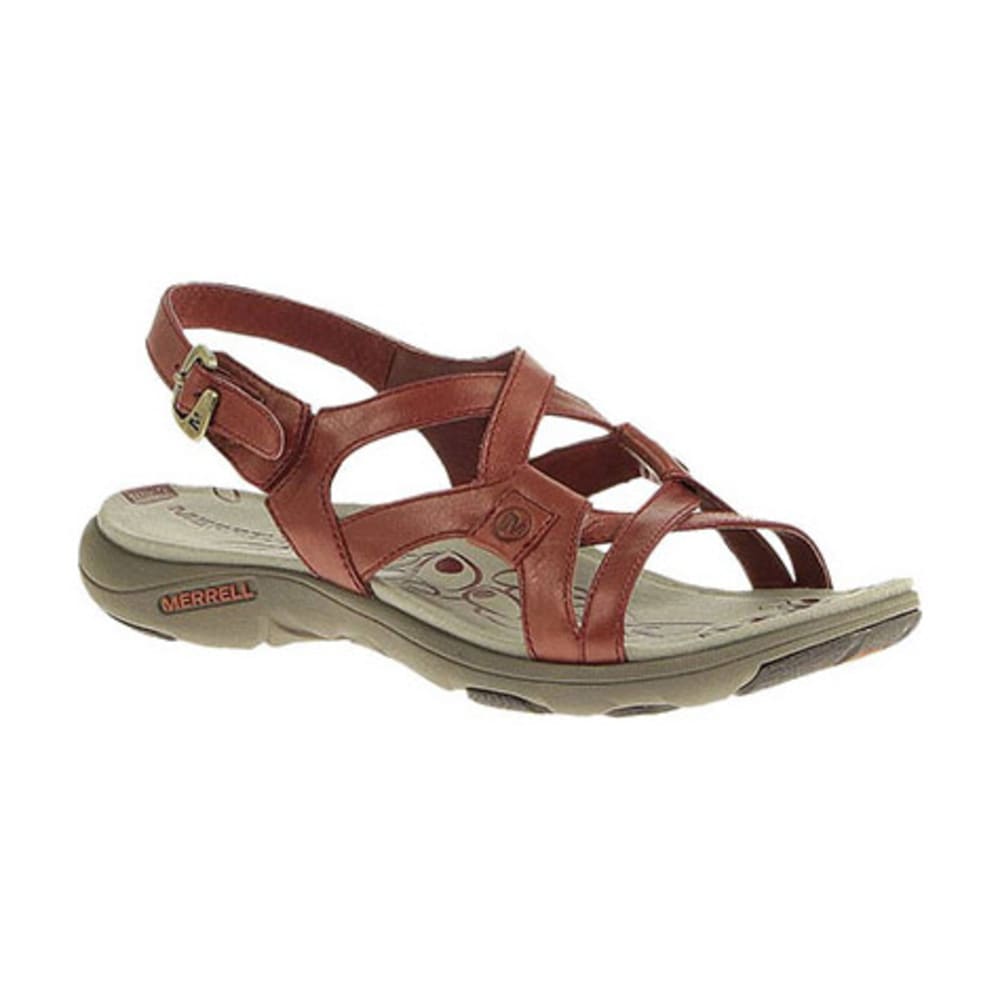 MERRELL Women's Agave 2 Lavish Sandals, Red Ochre - Eastern Mountain Sports