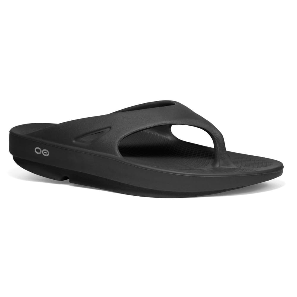 OOFOS Unisex Ooriginal Thong Sandals, Black M4/W6